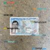 USA passport ID card PSD files, scan look and photographed image, 2 in 1