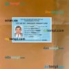 Vietnam residence card PSD files, scan look and photographed image, 2 in 1