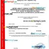 Austria TUV certificate of registration Word and PDF template