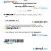 Burundi business registration certificate Word and PDF template