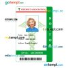 Chemist association medical ID card PSD template