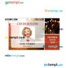 Church ID card PSD template, version 2