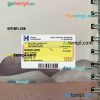 Denmark health insurance card editable PSD files, scan look and photo-realistic look, 2 in 1