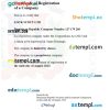 Dominican Republic business registration certificate Word and PDF template