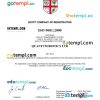 Fiji business registration certificate Word and PDF template