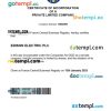 France business registration certificate Word and PDF template