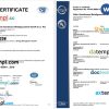 Germany DQS certificate of registration Word and PDF template