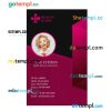 Health clinic ID card PSD template, version 4