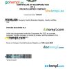 Hungary business registration certificate Word and PDF template