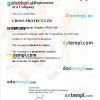 Jamaica business registration certificate Word and PDF template