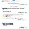 Kyrgyzstan business registration certificate Word and PDF template