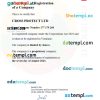 Laos business registration certificate Word and PDF template