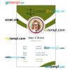 Law company ID card PSD template, version 3