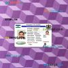 Lesotho national registration photolook editable PSDs, scan and photo-realistic snapshot, 2 in 1