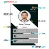 New York attorney ID card PSD template, version 2