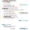 Norway business registration certificate Word and PDF template