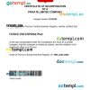 Russia business registration certificate Word and PDF template