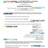 Saint Vincent and the Grenadines business registration certificate Word and PDF template