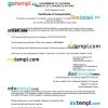 Slovakia business registration certificate Word and PDF template