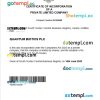 South Sudan business registration certificate Word and PDF template
