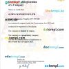 Sweden business registration certificate Word and PDF template