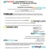 Tuvalu business registration certificate Word and PDF template