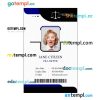 UK Lawyer ID card PSD template