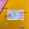 United Kingdom application registration card PSD files, scan and photo taken image, 2 in 1