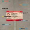 USA New York unrestricted concealed carry license editable PSD files, scan look and photo-realistic look, 2 in 1