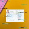 Vietnam work permit editable PSDs, scan and photo-realistic snapshot, 2 in 1 (version 2)