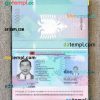 Albania passport PSD files, scan and photograghed image, 2 in 1