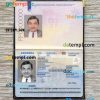 Andorra passport PSD files, editable scan and photo-realistic look sample, 2 in 1