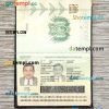 Bolivia passport PSD files, scan and photograghed image, 2 in 1