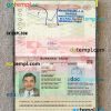 Burkina Faso passport editable PSDs, scan and photo-realistic snapshot (2018-present), 2 in 1