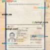 Cabo Verde passport editable PSD files, scan and photo look templates, 2 in 1