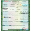 Colorado certificate of title of a vehicle (car title) template in PSD format, fully editable, front and back