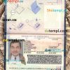 Costa Rica passport psd files, editable scan and snapshot sample, 2 in 1