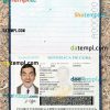 Cuba passport editable PSD files, scan and photo-realistic look, 2 in 1