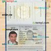 Eritrea passport PSD files, scan and photograghed image, 2 in 1