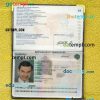 France passport psd files, editable scan and snapshot sample, 2 in 1