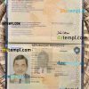France passport version 2 PSD files, scan and photo look templates, 2 in 1