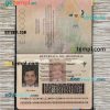 Honduras passport editable PSD files, scan and photo look templates, 2 in 1