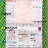 Hungary passport editable PSD files, scan and photo look templates, 2 in 1
