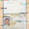 Japan passport PSDs, editable scan and photograghed picture template, 2 in 1