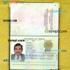 Kenya passport editable PSD files, scan and photo-realistic look (2011-2019), 2 in 1