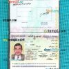 Lebanon passport PSDs, editable scan and photograghed picture template, 2 in 1