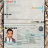 Morocco passport editable PSDs, scan and photo-realistic snapshot, 2 in 1