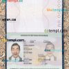 Myanmar passport editable PSD files, scan and photo-realistic look, 2 in 1