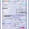 Nebraska certificate of title of a vehicle (car title) template in PSD format, fully editable, front and back