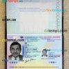 Netherlands passport editable PSD files, scan and photo look templates (2014-present), 2 in 1